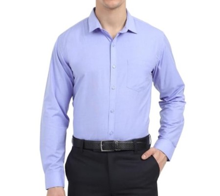 Shirt for Men, Solid Full Sleeves Shirt, Wrinkle Free Mens Shirts, Cotton Formal Shirts, Regular Fit Stylish Mens Shirt, Plain Formal Shirts for Men