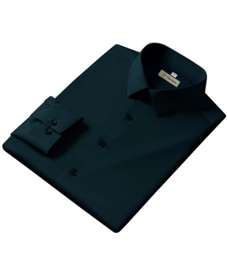 Men's TEAL BLUE Regular Fit Formal Shirt