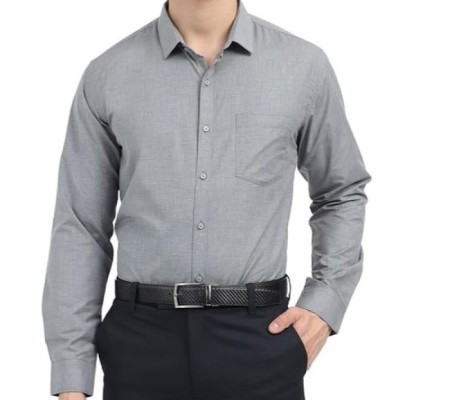 Shirt for Men, Solid Full Sleeves Shirt, Wrinkle Free Mens Shirts, Cotton Formal Shirts, Regular Fit Stylish Mens Shirt